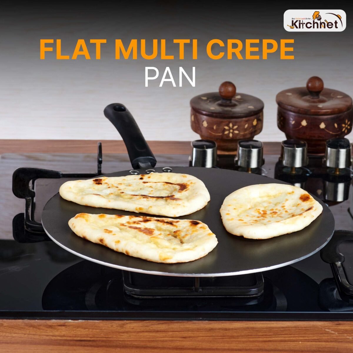 HANOS NON STICK FLAT MULTI CREPE PAN