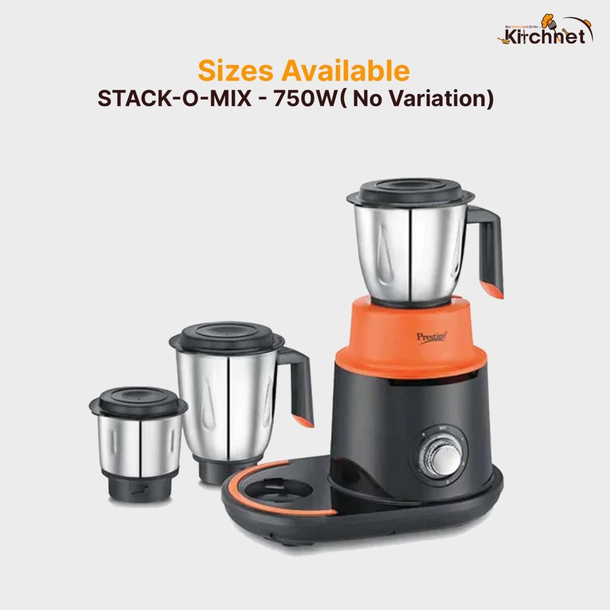 Prestige 750 Watts Stack-O-Mix Mixer Grinder