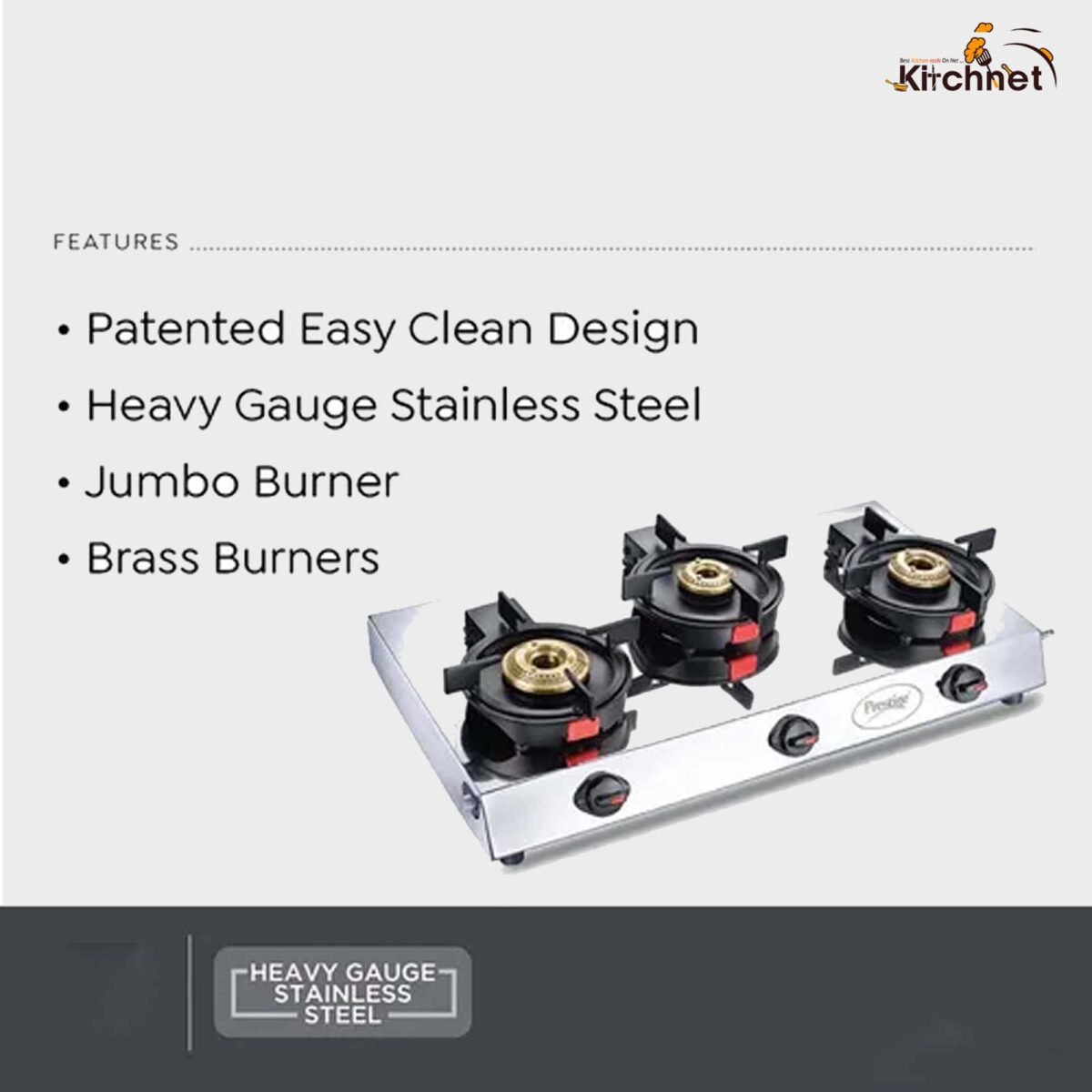 STAINLESS STEAL GAS STOVE