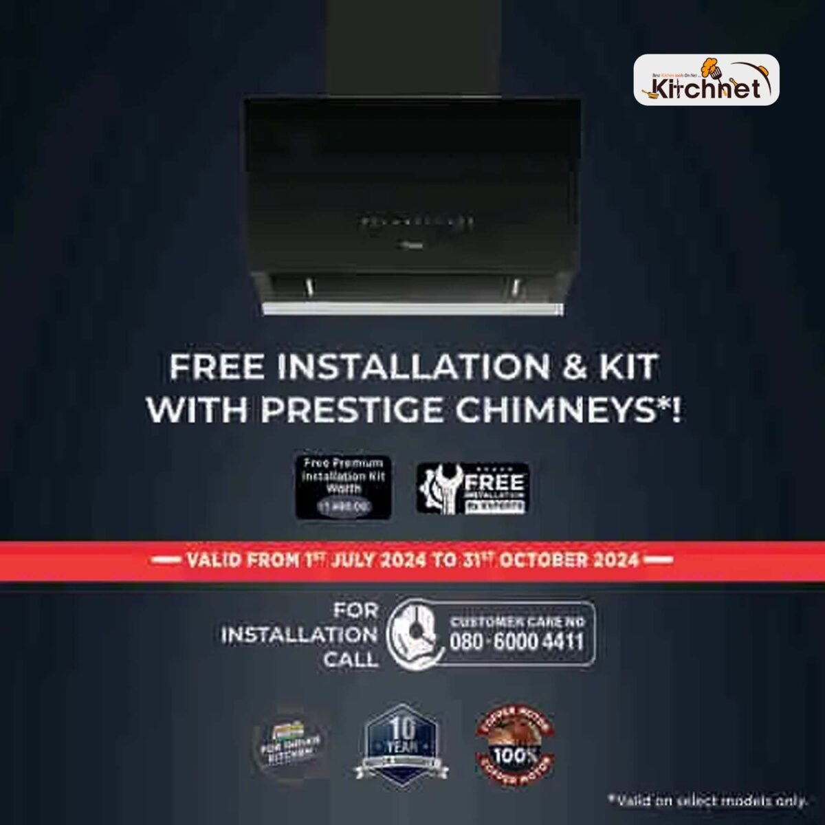 PRESTIGE KITCHEN HOOD PROVO
