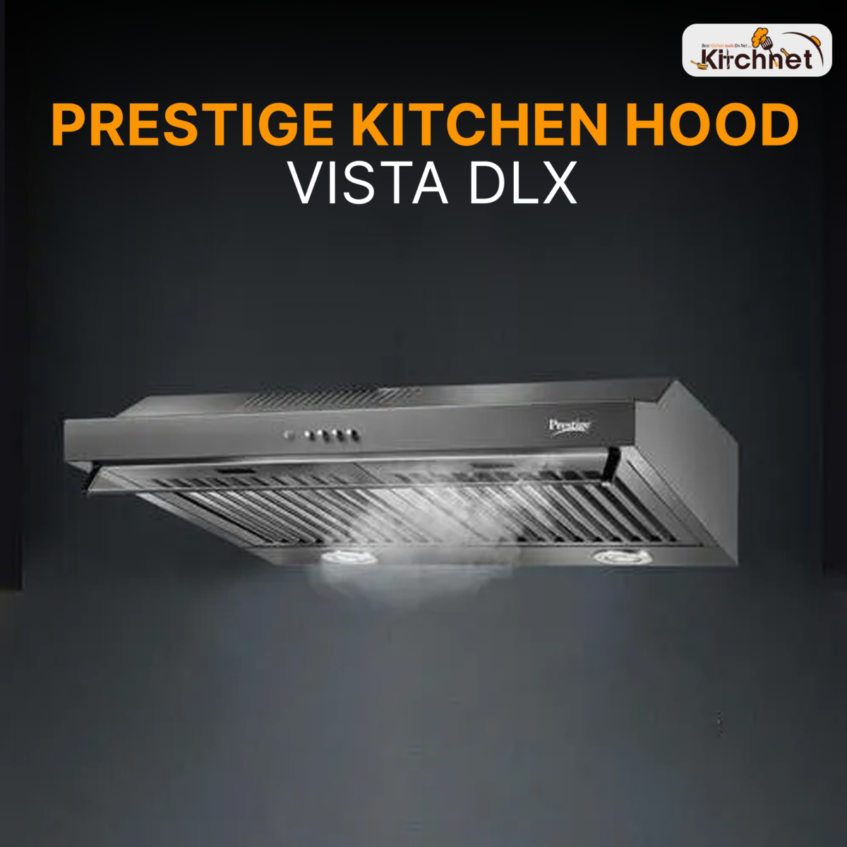 PRESTIGE KITCHEN HOOD SLIMLINE DUCTLESS CHIMNEY