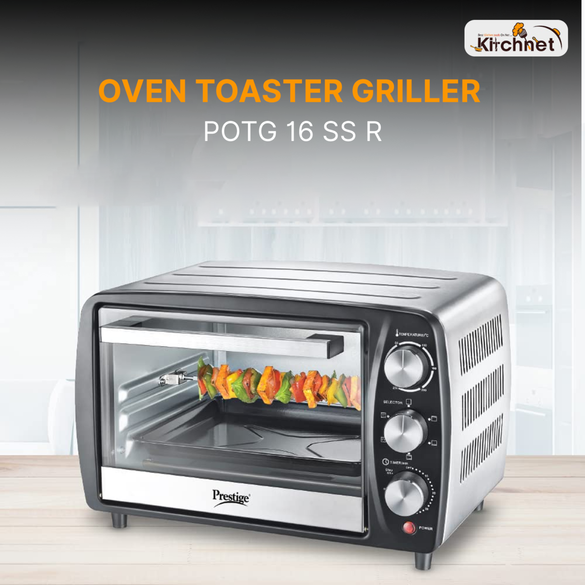 OVEN TOASTER GRILLER POTG 16 SS R