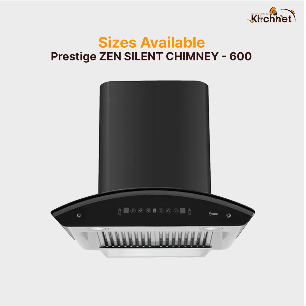 PRESTIGE KITCHEN HOOD ZEN SILENT CHIMNEY