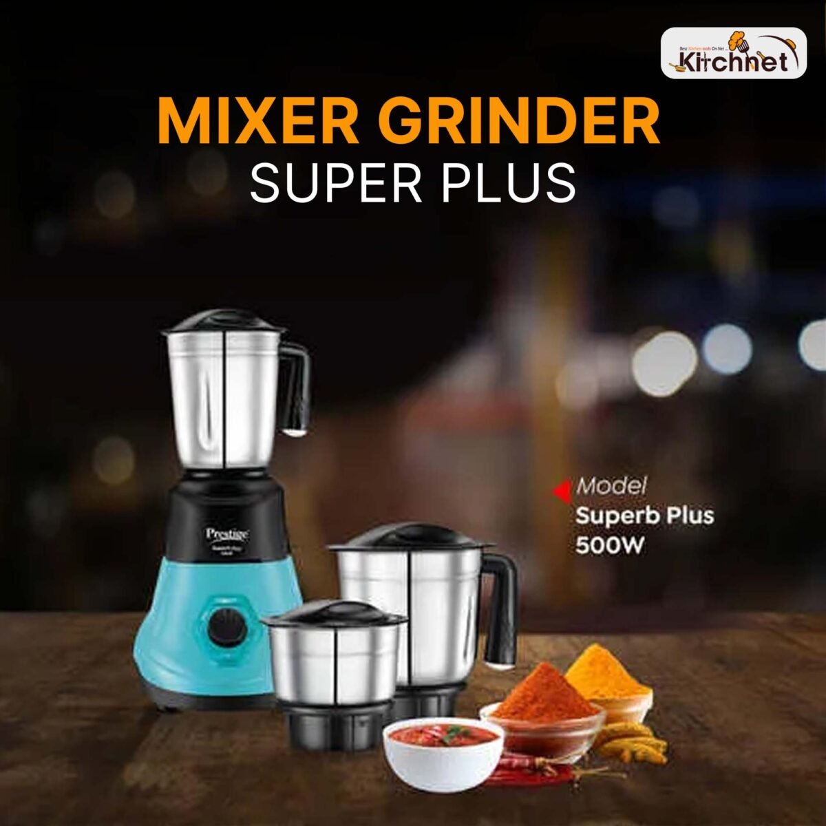 MIXER GRINDER SUPERB PLUS