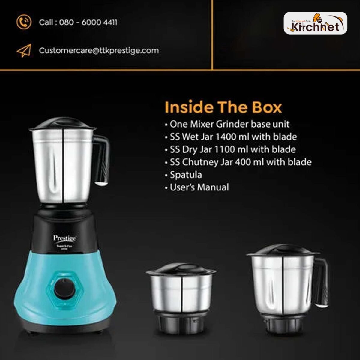 MIXER GRINDER SUPERB PLUS