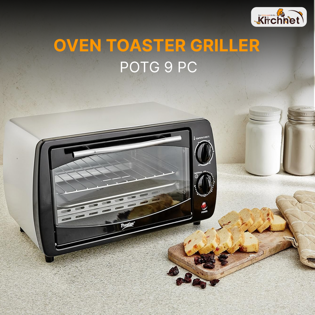 OVEN TOASTER GRILLER POTG 9 PC