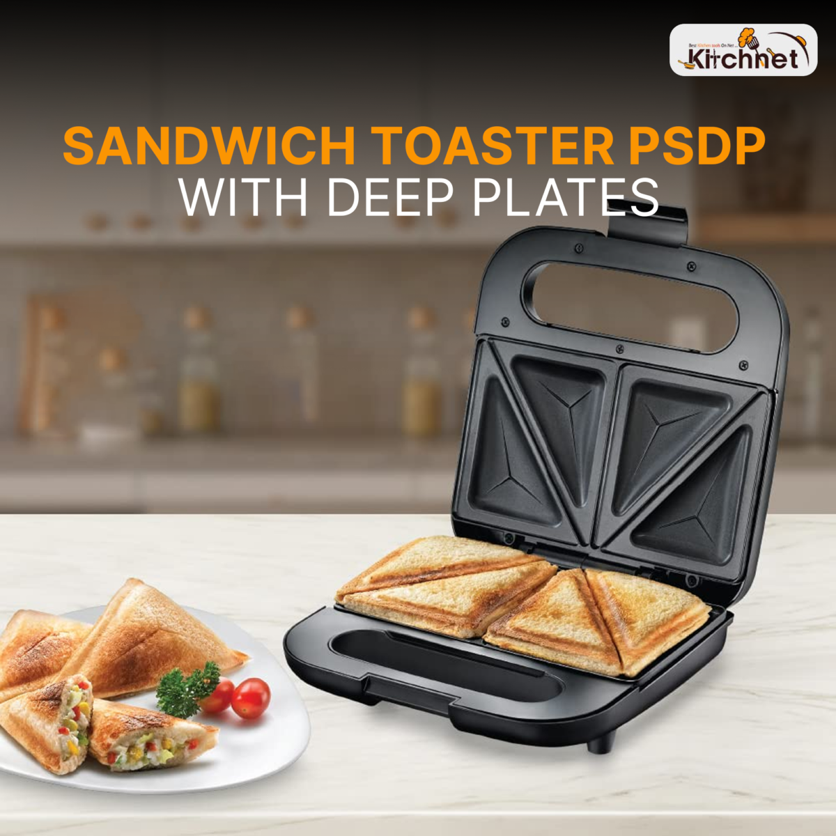 SANDWICH TOASTER PSDP 01 - WITH DEEP PLATES
